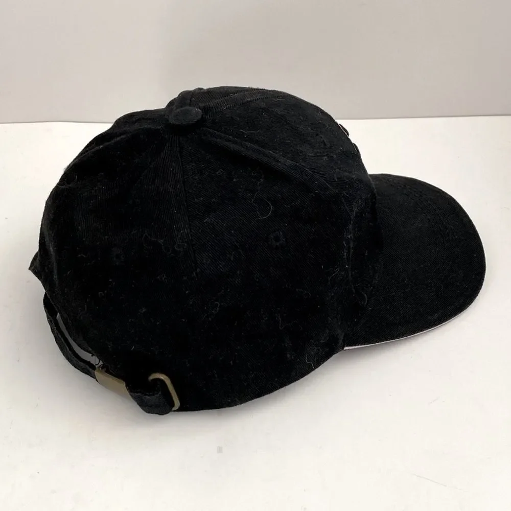 Black and Pink Youth and Women NY Cap One Size Adjustable Sporty Casual Street